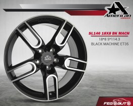 SL146 18X8 BK MACH